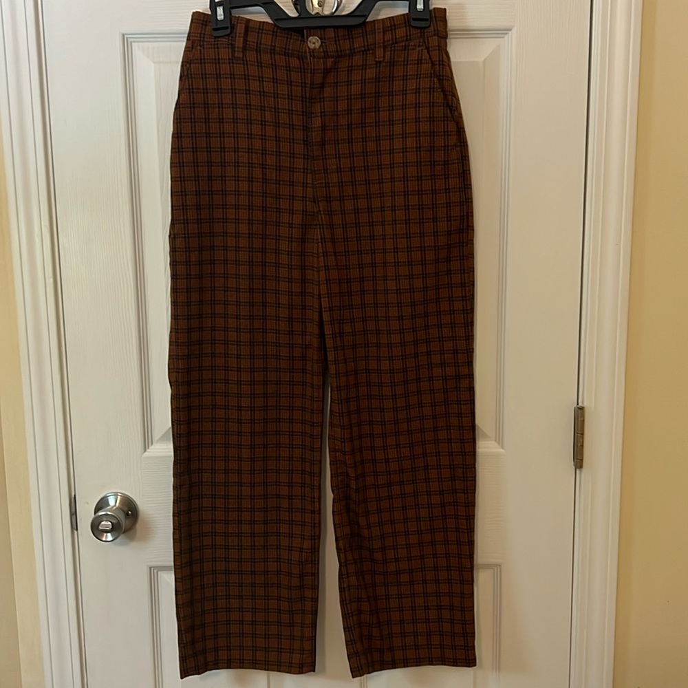 Levi’s Ankle Plaid Chinos